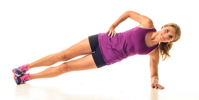 Cvičení „Side Plank“